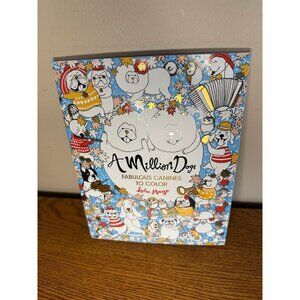 A Million Dogs: Fabulous Canines to Color Lulu mayo coloring book new adult